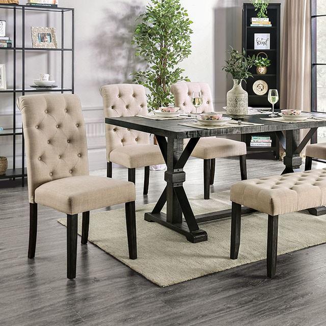 Furniture of America Alfred CM3735T Dining Table IMAGE 1